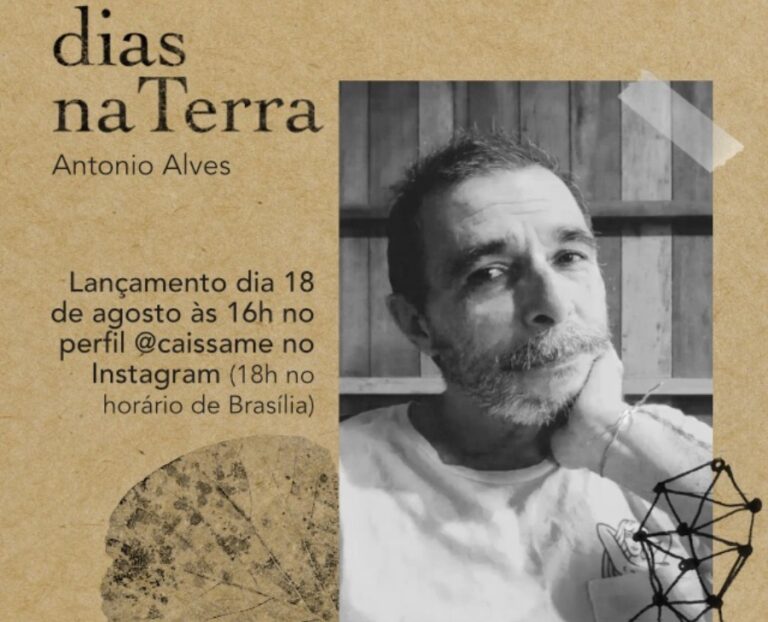 Antonio Alves lança livro artesanal nesta terça-feira através de live no instagram
