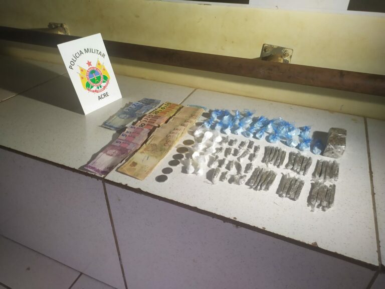 PM prende três homens, fecha boca de fumo na Vila Acre e desmonta laboratório de drogas