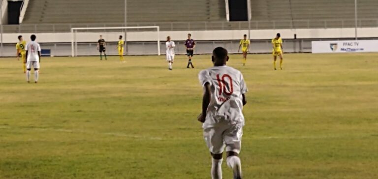Aos 17 do segundo tempo, Rio Branco faz segundo gol e abre vantagem contra o Nauas