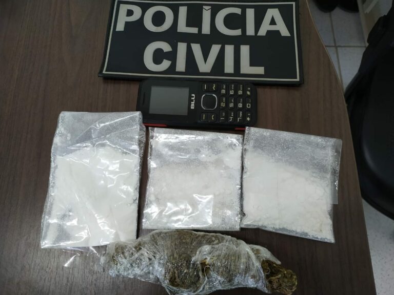 Polícia Civil prende homem que guardava drogas para traficante no interior do Acre