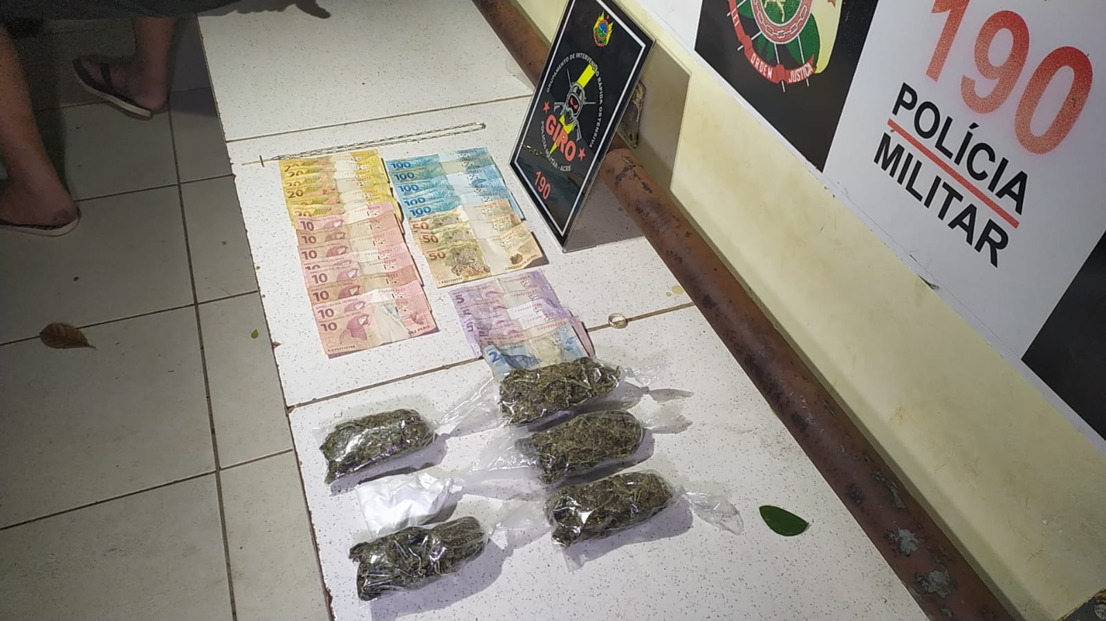 Motorista de aplicativo é preso fazendo ‘delivery’ de drogas em Rio Branco