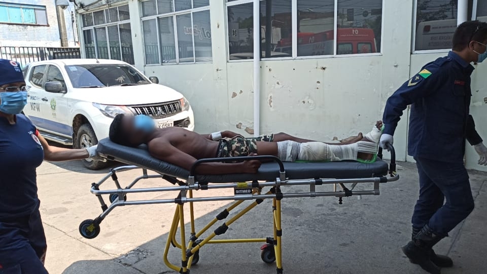 Bandido encapuzado sai de dentro da mata e atira contra jovem de 14 anos no Taquari
