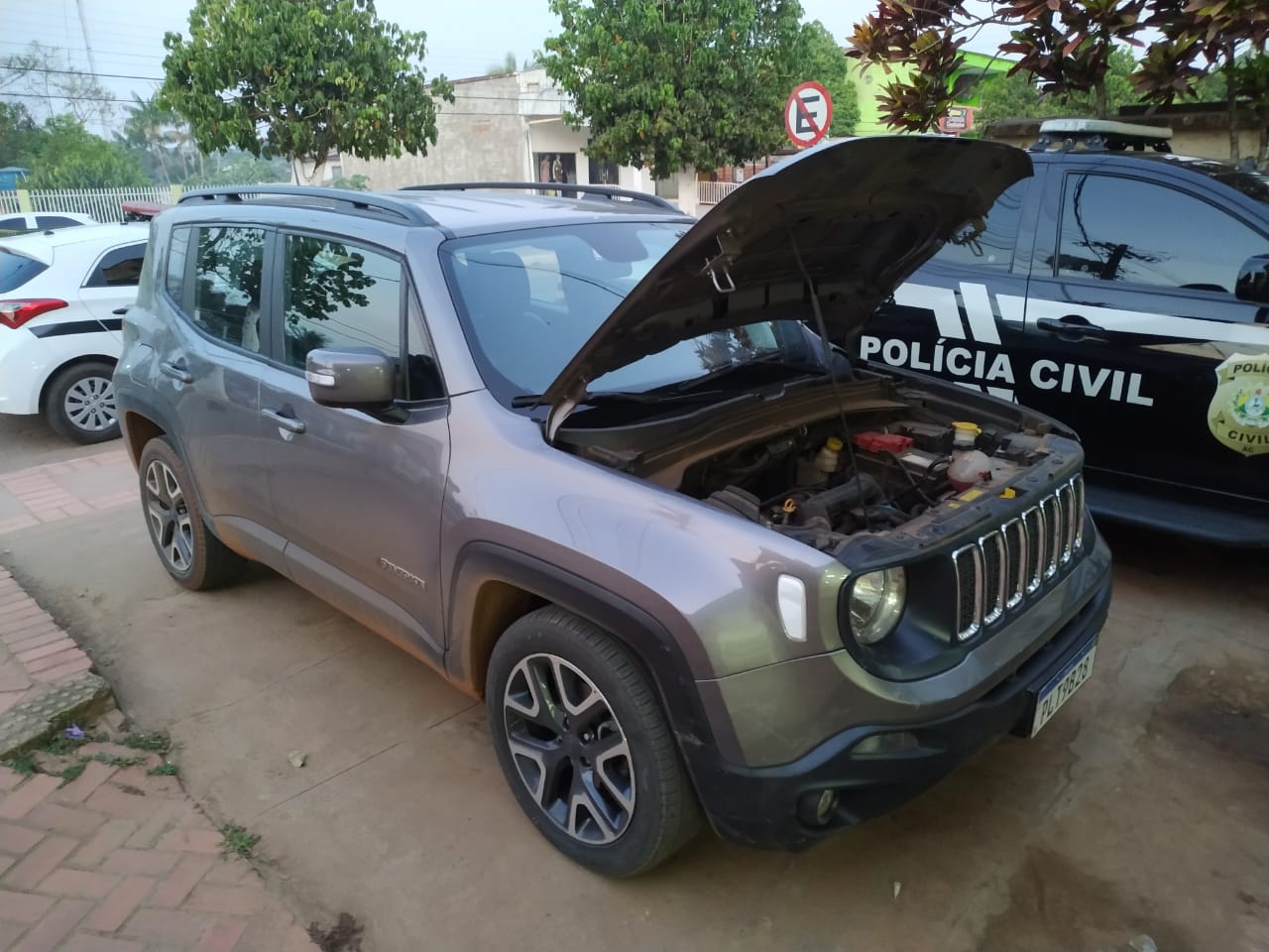 Forças de segurança interceptam carro clonado e prendem motorista