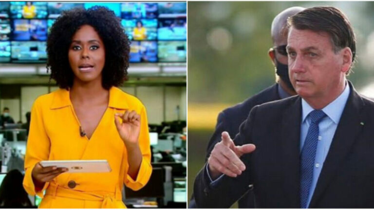 Bolsonaro volta a detonar Maju e diz que Globo procura “pelo em ovo”