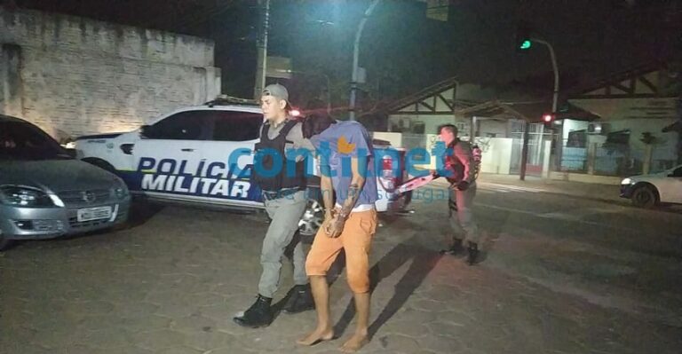 Preso em flagrante por violência doméstica, jovem queria matar esposa e filha