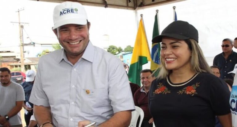 Em visita relâmpago à Brasileia, Gladson se reúne a portas fechadas com prefeita Fernanda Hassem