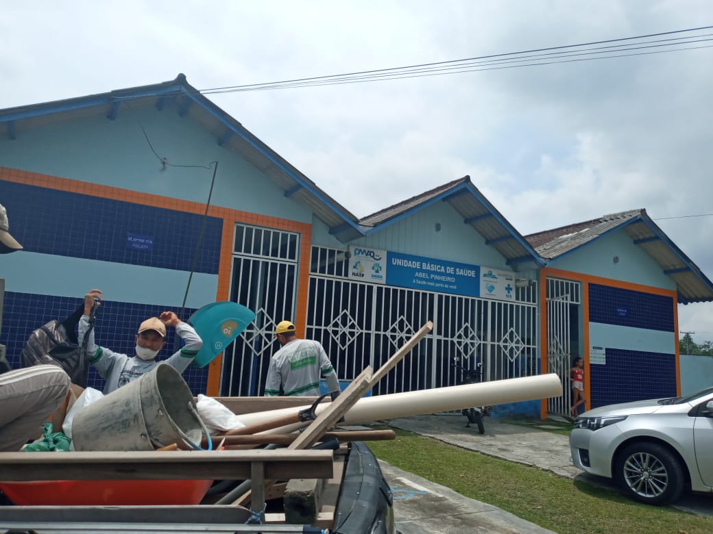 FCCV realiza serviços de manutenção na UBS Abel Pinheiro