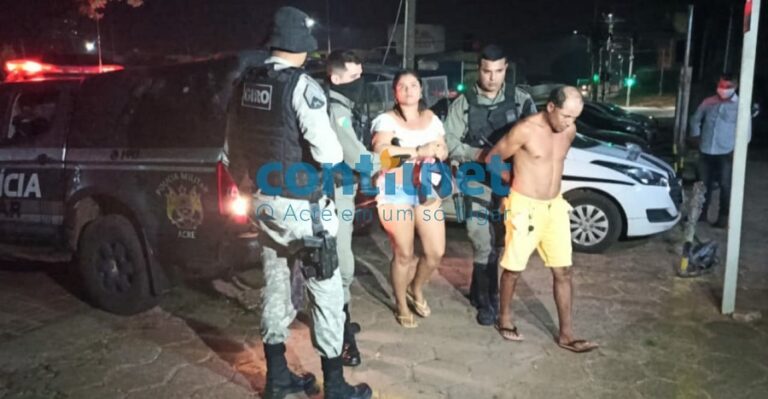 Dupla é detida no bairro Triângulo após ser flagrada transportando cocaína