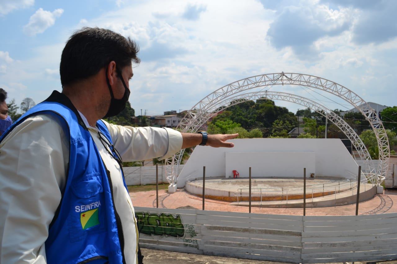 Em reforma, Concha Acústica no Parque da Maternidade será entregue este mês