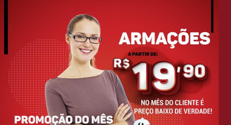 Coluna da Márcia: Ótica Moderna lança promoção em armações de óculos por R$19,90