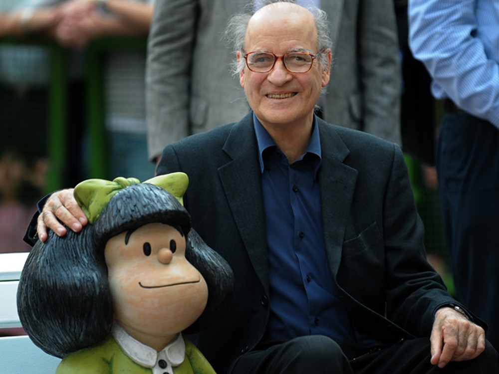 Quino, cartunista argentino criador de Mafalda, morre aos 88 anos