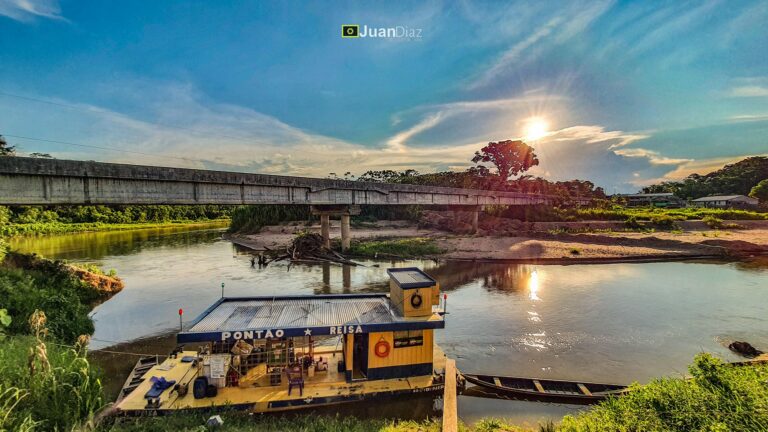 Rio Gregório em Tarauacá, no interior do Acre