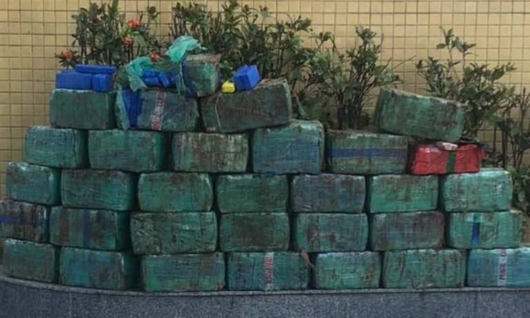 Polícia apreende cerca de uma tonelada de maconha escondida em caminhão de melancia