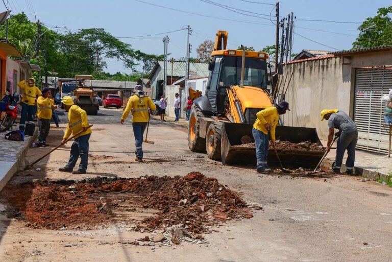 Mais de 79 ruas da Baixada da Sobral passam por obras de infraestrutura