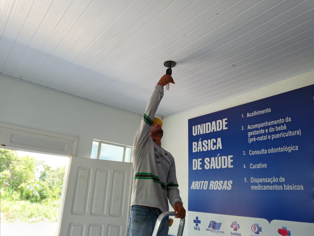 FCCV realiza serviços de manutenção na UBS Arito Rosas, no bairro Miritital
