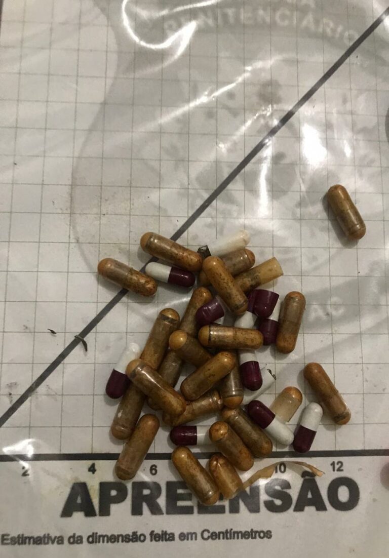 Visitante é presa ao tentar entrar com 33 comprimidos de maconha em presídio