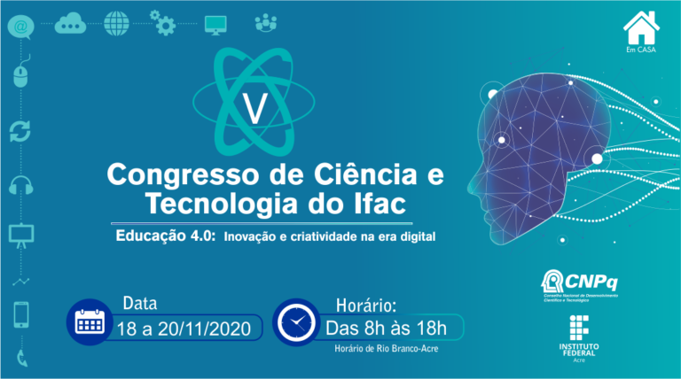 Abertas inscrições de trabalhos para o V Congresso de Ciência e Tecnologia do Ifac