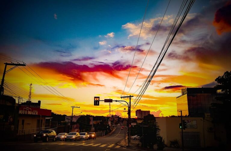 Aquarela nos céus de Rio Branco