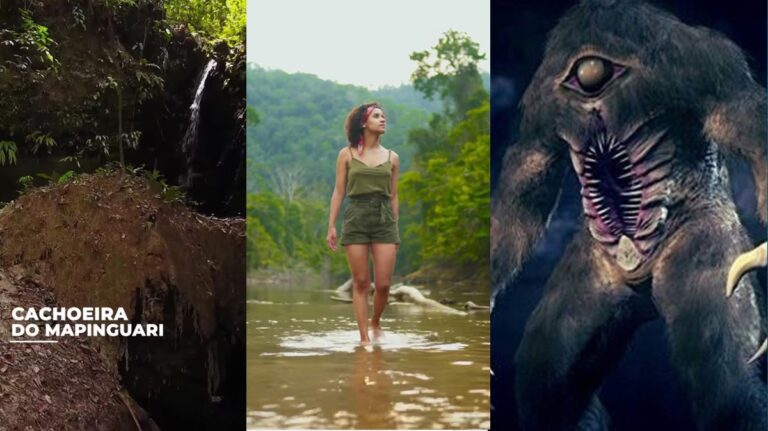 Cachoeira do Mapinguari: Gleici vista local isolado onde lenda foi ‘vista’ por moradores