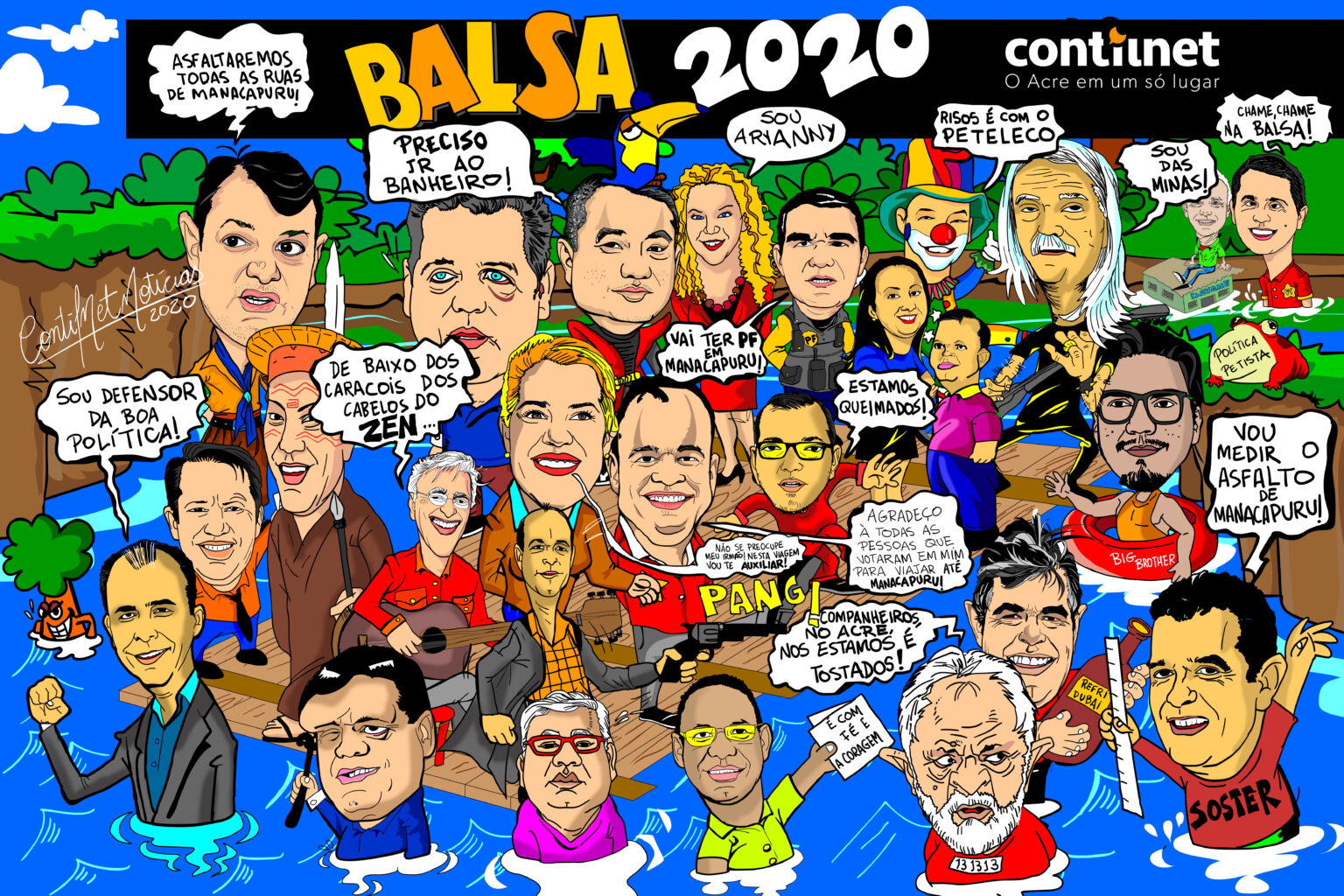 Primeira balsa de Rio Branco rumo a Manacupuru já partiu
