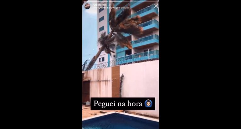 Vídeo: Temporal derruba árvore e poste de energia no Vilage, em Rio Branco