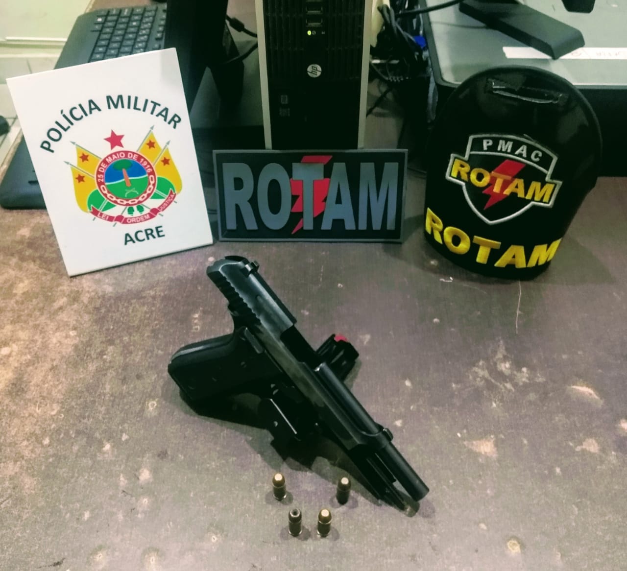 Polícia Militar apreende arma de fogo no Boa União