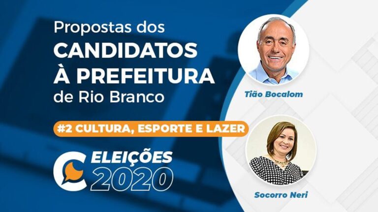 Veja algumas das propostas de Socorro Neri e Bocalom para Cultura, Esporte e Lazer