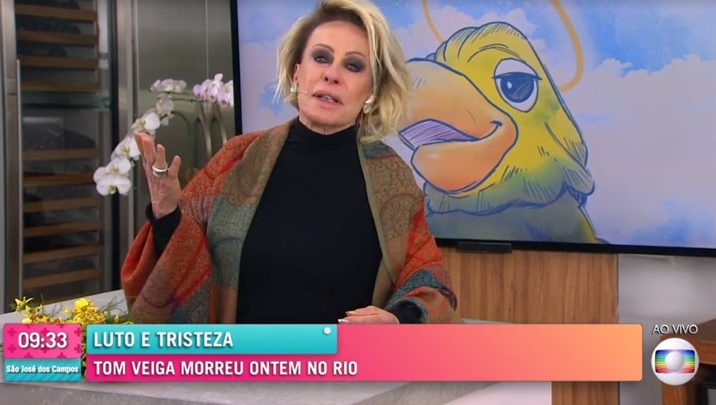 Ana Maria Braga chora a perda de Tom Veiga: ‘Dói muito. É como uma mãe que perde um filho’