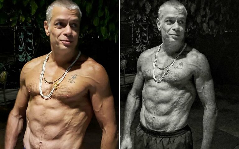 Fábio Assunção posta resultado de 13 meses de treinos e alimentação saudável