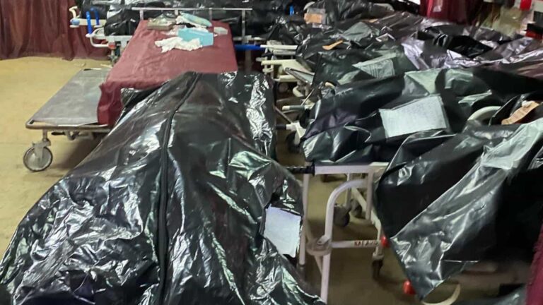 Covid: Modelo faz vídeo em necrotério onde entrou para identificar o pai