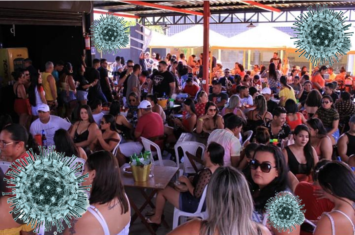 Com quase 2 mil casos de covid em 1 semana, AC registra festas com aglomerações