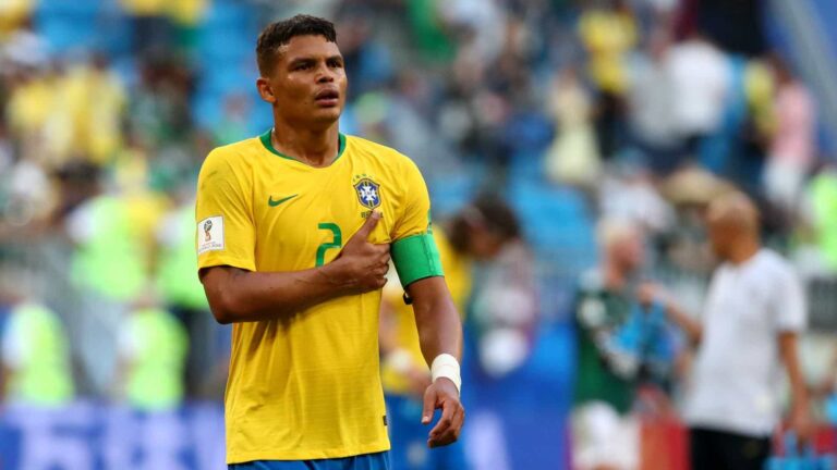 Pela 33ª vez na carreira, Thiago Silva será o capitão da seleção