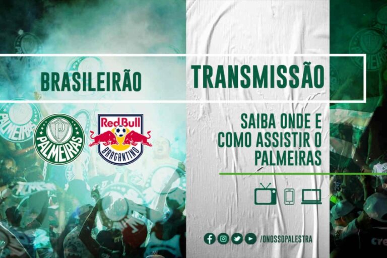 Palmeiras x Red Bull Bragantino: saiba onde assistir a partida