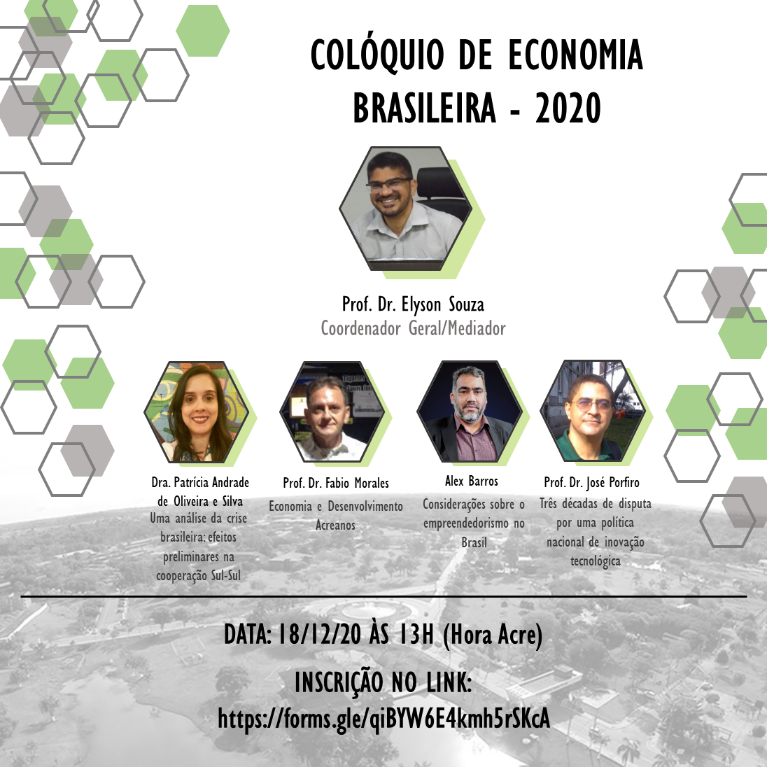 Colóquio de Economia Brasileira – 2020 acontece no dia 18