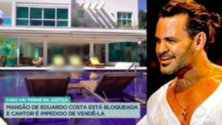 Eduardo Costa, após falência anunciada, tem mansão à venda bloqueada e verdade é exposta sobre bens: “Nada dele”