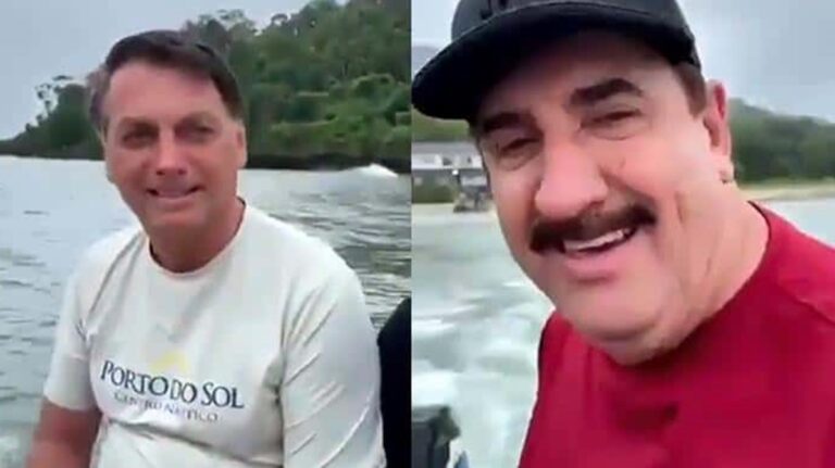 Ratinho aparece pescando com Bolsonaro em meio à pandemia e acaba detonado; veja vídeo