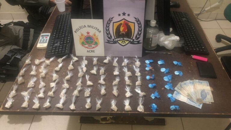 Em Rio Branco, homem é preso por tráfico duas vezes em apenas 10 dias