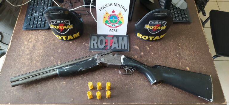Homem que cortou tornozeleira eletrônica é preso com espingarda calibre 12 na Sobral