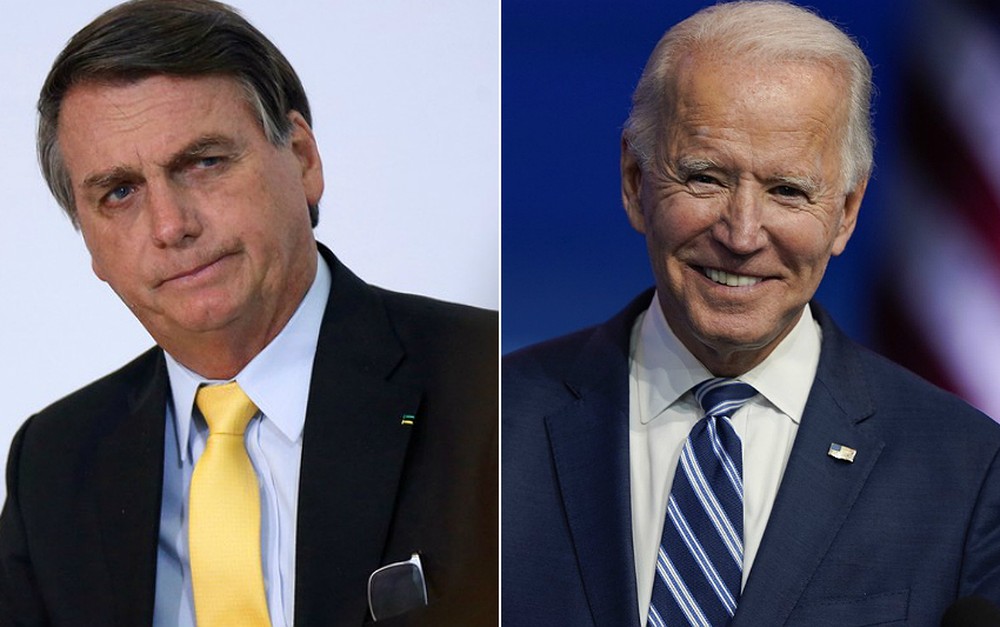 Mais de um mês após anúncio da vitória de Biden, Bolsonaro envia mensagem de cumprimentos
