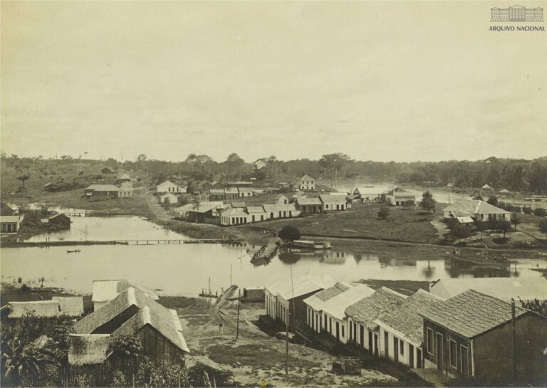 Vista de Cruzeiro do Sul no início do século XX
