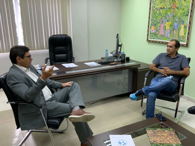 Prefeito Zequinha Lima realiza visita institucional no Tribunal de Contas do Acre