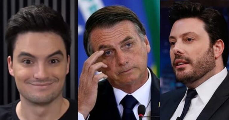 Felipe Neto e Danilo Gentili ironizam fala de Bolsonaro sobre “país quebrado”