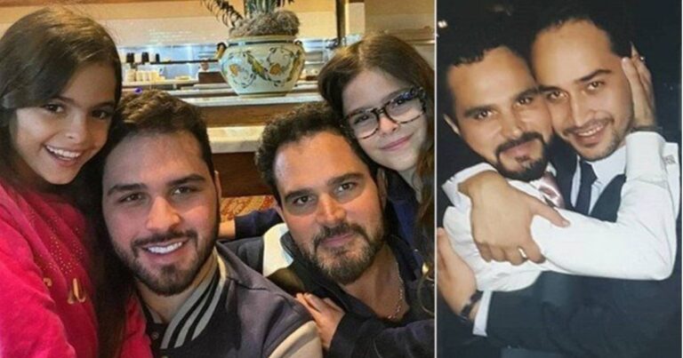 Luciano Camargo é criticado por ignorar filho mais velho em post elogiando os outros três