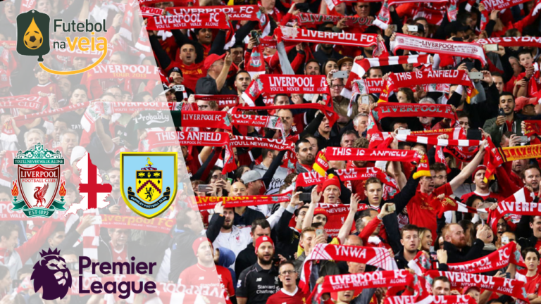 Onde assistir ao vivo a Liverpool x Burnley, pela Premier League?