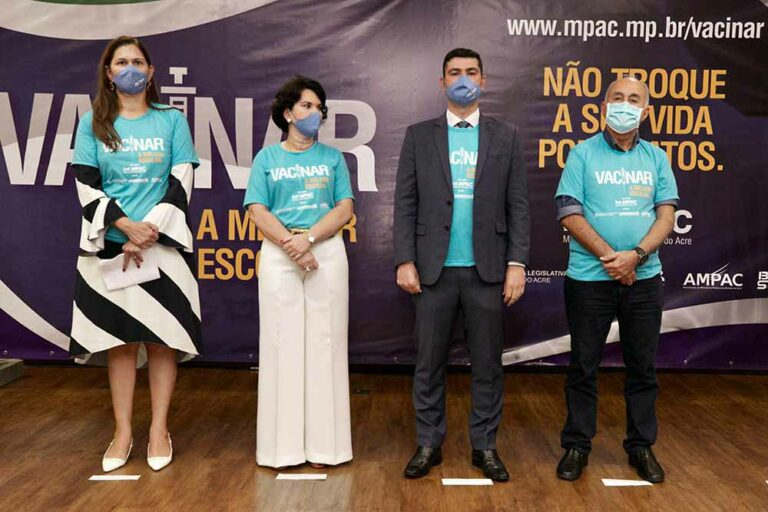 Nicolau Júnior participa de lançamento de campanha do MPAC “Vacinar: A melhor escolha”