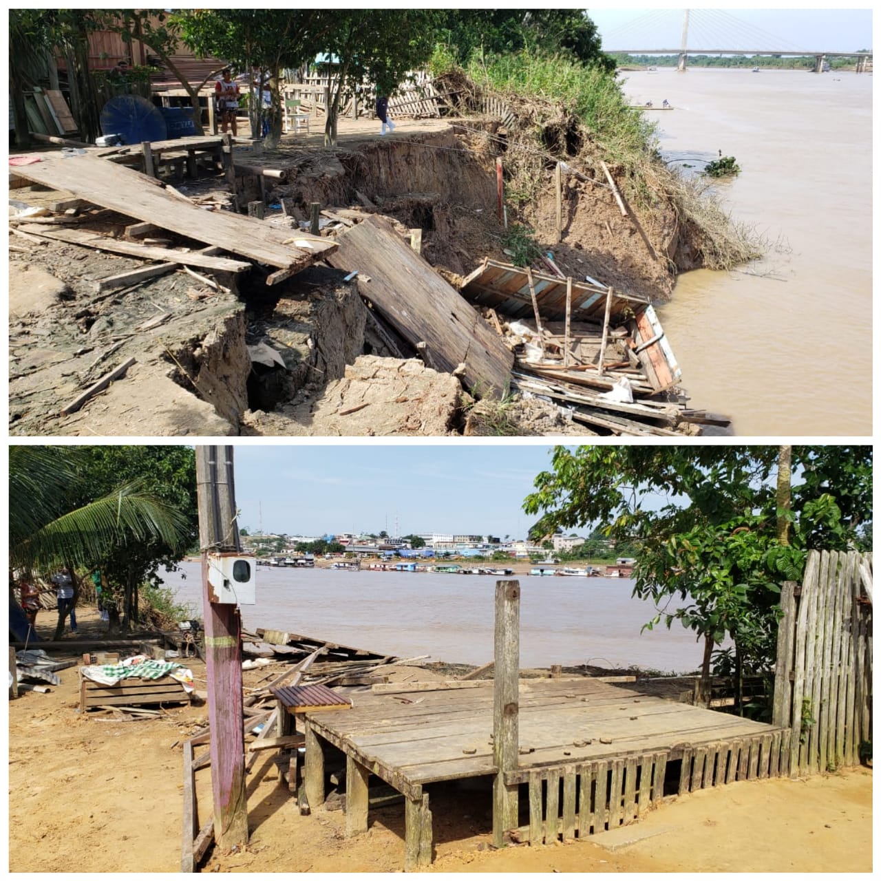 Casa Desaba Durante Vazante Do Rio Juruá Em Cruzeiro Do Sul Contilnet Notícias 4248