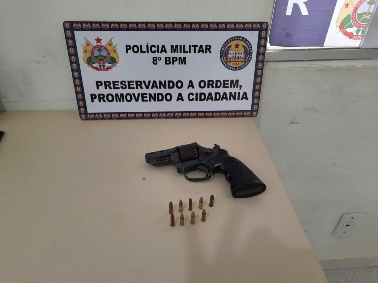 Polícia Militar apreende arma de fogo no sábado, na cidade de Sena Madureira