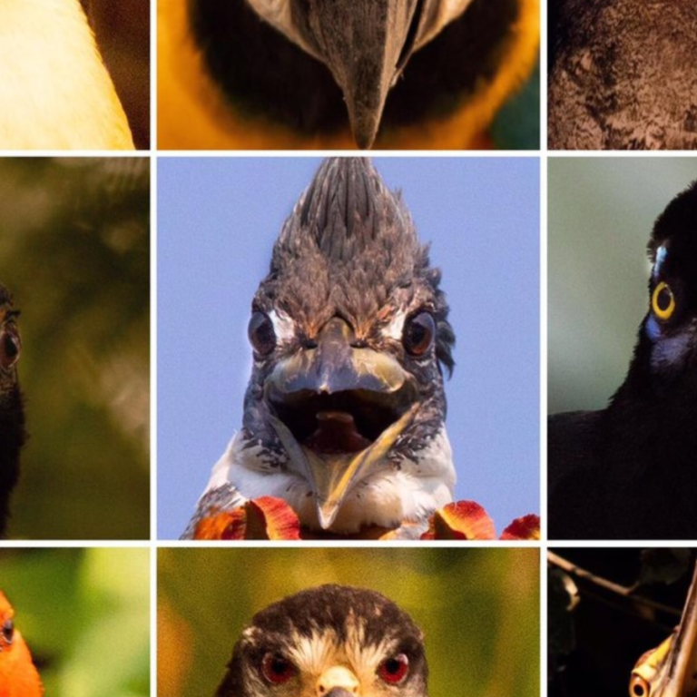 Biólogo registra fotos ‘3×4’ de pássaros