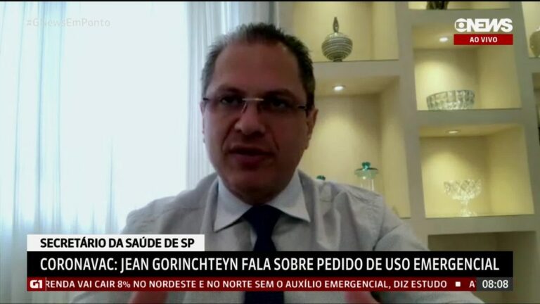 Dados da eficácia global da CoronaVac no Brasil serão apresentados pelo Butantan nesta terça