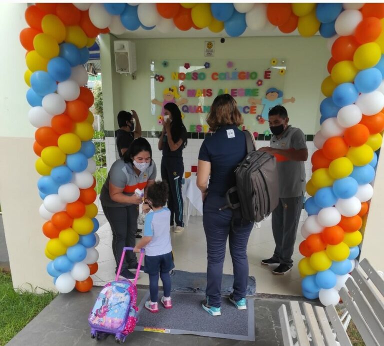 Mais de 600 crianças retornam às aulas presenciais em Rio Branco, nesta segunda
